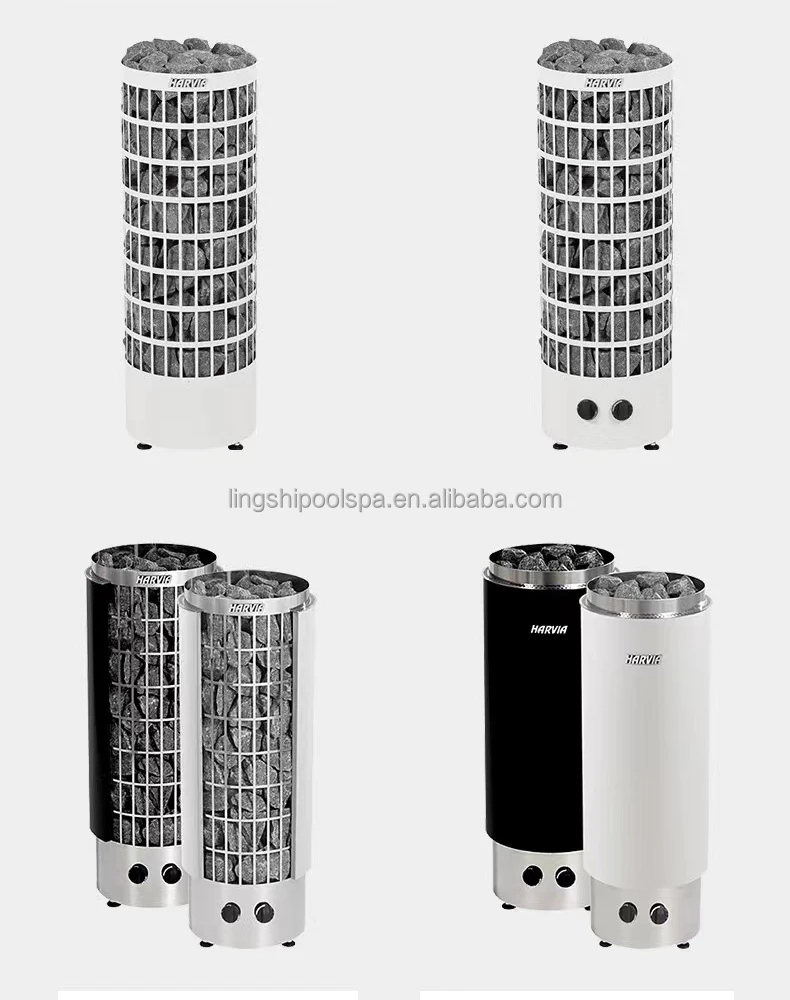 HARVIA Cilindro Outdoor Stainless Steel Sauna Room Heater External Control with Steam Function for Home Sauna Stove