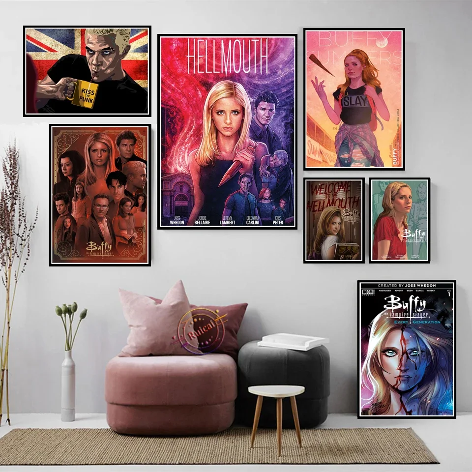 Buffy The Vampire Slayer Poster Canvas Painting Prints Art Wall Decoration Mural Modern Home Room Decor Picture