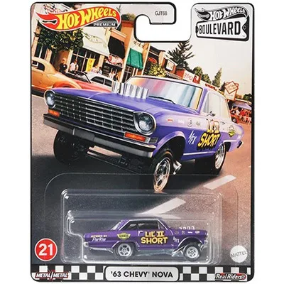 Original Hot Wheels Diecast Alloy Sports Car Models Iron Bottom Rubber Tire Toys for Boys BOULEVARD Collector Limited Gifts Set