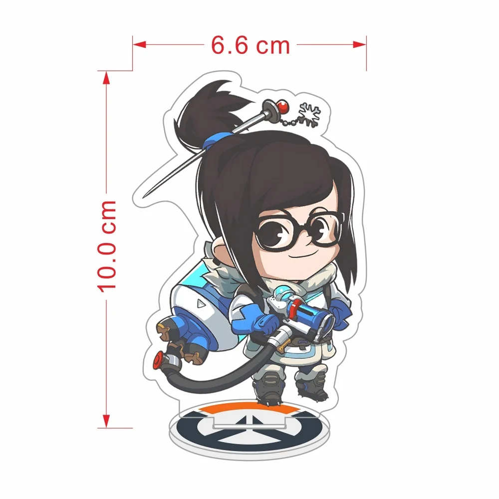 Game Overwatch 2 Acrylic Stand keyring Anime Toy Cosplay Character Roles Desktop OrnamentAccessories Good Collection Gifts 10cm view 4