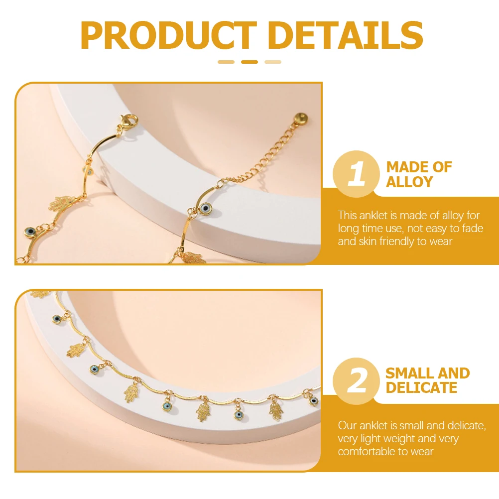 

Evil Eye Anklet for Women Adjustable Beach Style Ankle Bracelets Women Ankle Bracelets Jewelry Accessories