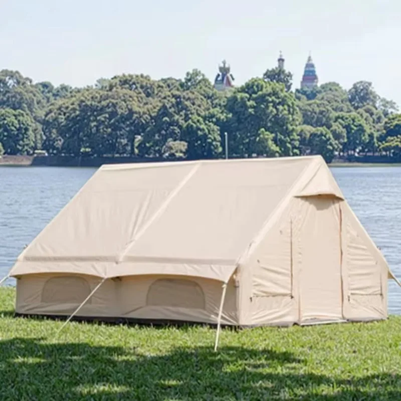 2025 بالجملة الفاخرة 12m2 التلقائي للماء أكسفورد خيمة الهواء المحمولة للتخييم في الهواء الطلق والسفر