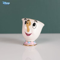 Disney Animated Beauty and the Beast Archie Tea Mug Ceramic Gold-Plated Mug Afternoon Tea Cartoon Coffee Mug Birthday Gift