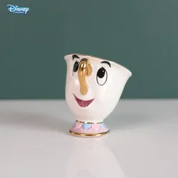 Disney Animated Beauty and the Beast Archie Tea Mug Ceramic Gold-Plated Mug Afternoon Tea Cartoon Coffee Mug Birthday Gift
