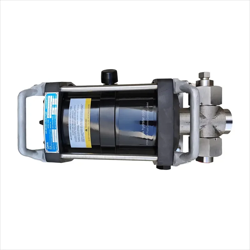 Pneumatic Driven Liquid Pump High-Pressure Air Operated Hydro Fluid Pump Piston Pump Structure in Automotive Industry