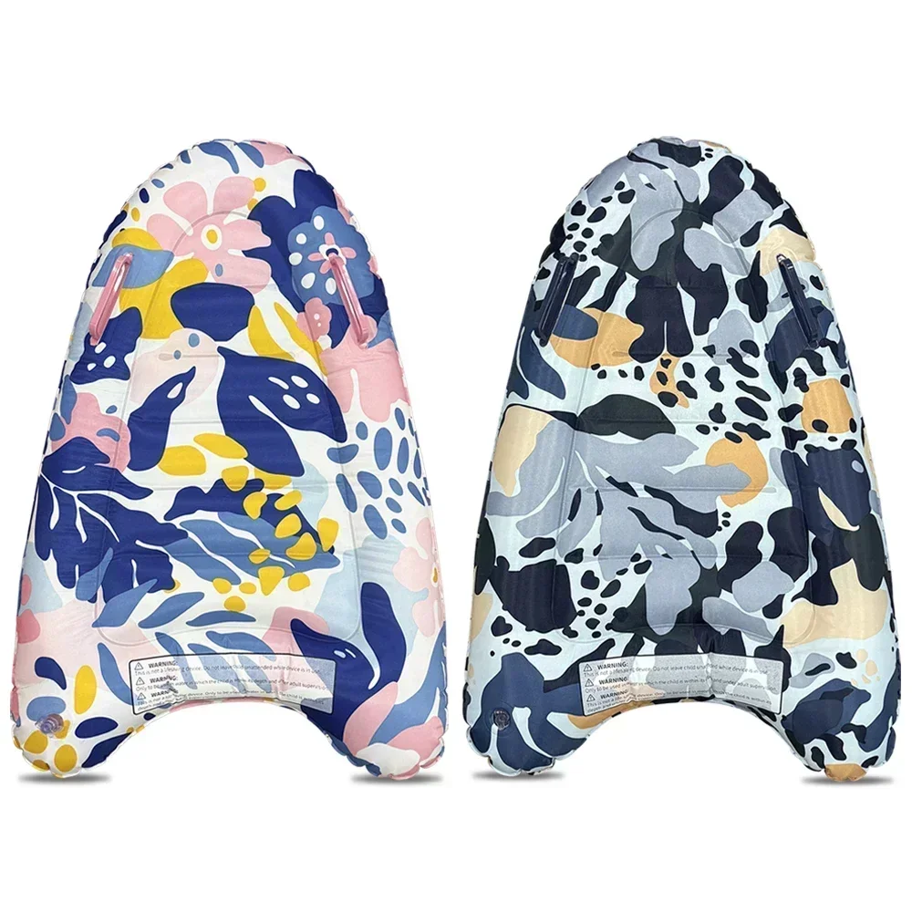 1 PC หนา PVC Inflatable กระดานโต้คลื่นสําหรับว่ายน้ําและท่องทะเลแบบพกพาสกีน้ํา BOARD เหมาะสําหรับสระว่ายน้ําชายหาดวันหยุด