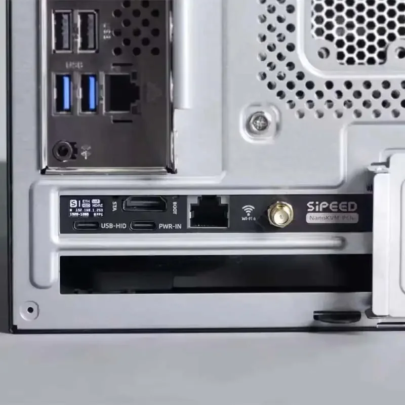 Sipeed NanoKVM-PCIe HDMI Controle Remoto / Alimentação / Servidor de Manutenção de Mesa UART HDMI USB RISC-V Para PiKVM