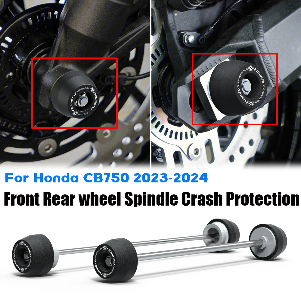 

Motorcycle Front Rear wheel Spindle Crash Protection For Honda CB750 CB 750 2023-2024