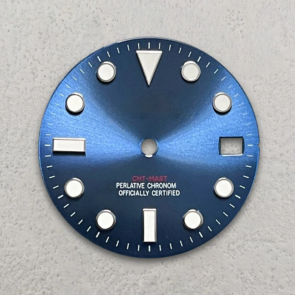 28.5mm S Logo Diver Dial face Suitable For Yacht master NH35/NH36/4R/7S Movement Luminous Watch Modification Accessories parts