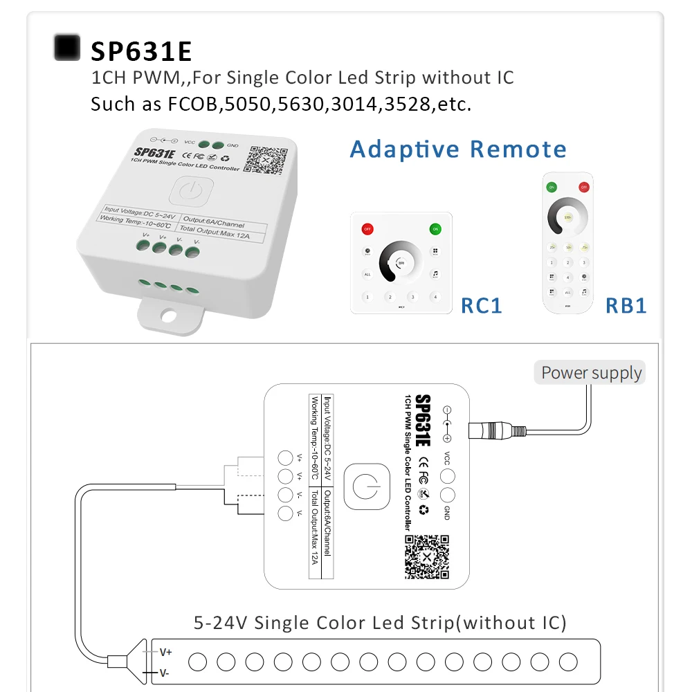 12V 24V 5V Bluetooth LED Controller for SIP WS2811 WS2812B Pixel CCT RGB RGBCCT Strip Light 5050 2835 COB PWM Tape Lamp Dimmer