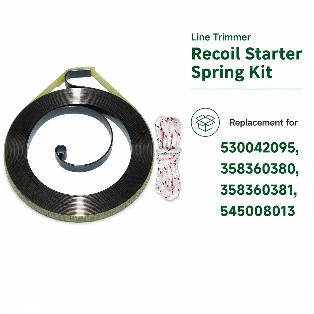 545008013 Recoil Starter Spring Pull Rope Kit for PP4620AVX HVA125B CS380 235 240 Trimmer Chainsaw String Trimmer Weedeater OEM