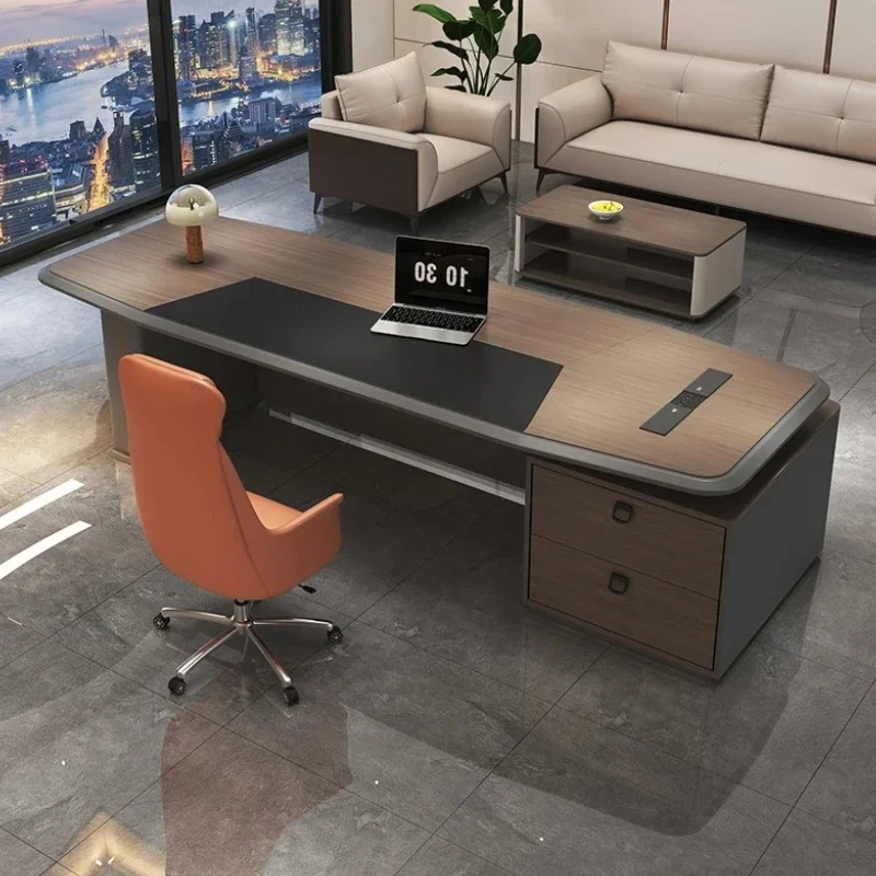 Lagerung Gaming Büro Schreibtisch Große Moderne Luxus Schubladen Home Office Schreibtisch Kaffee Computer Schreiben Mesa Ordenador Möbel