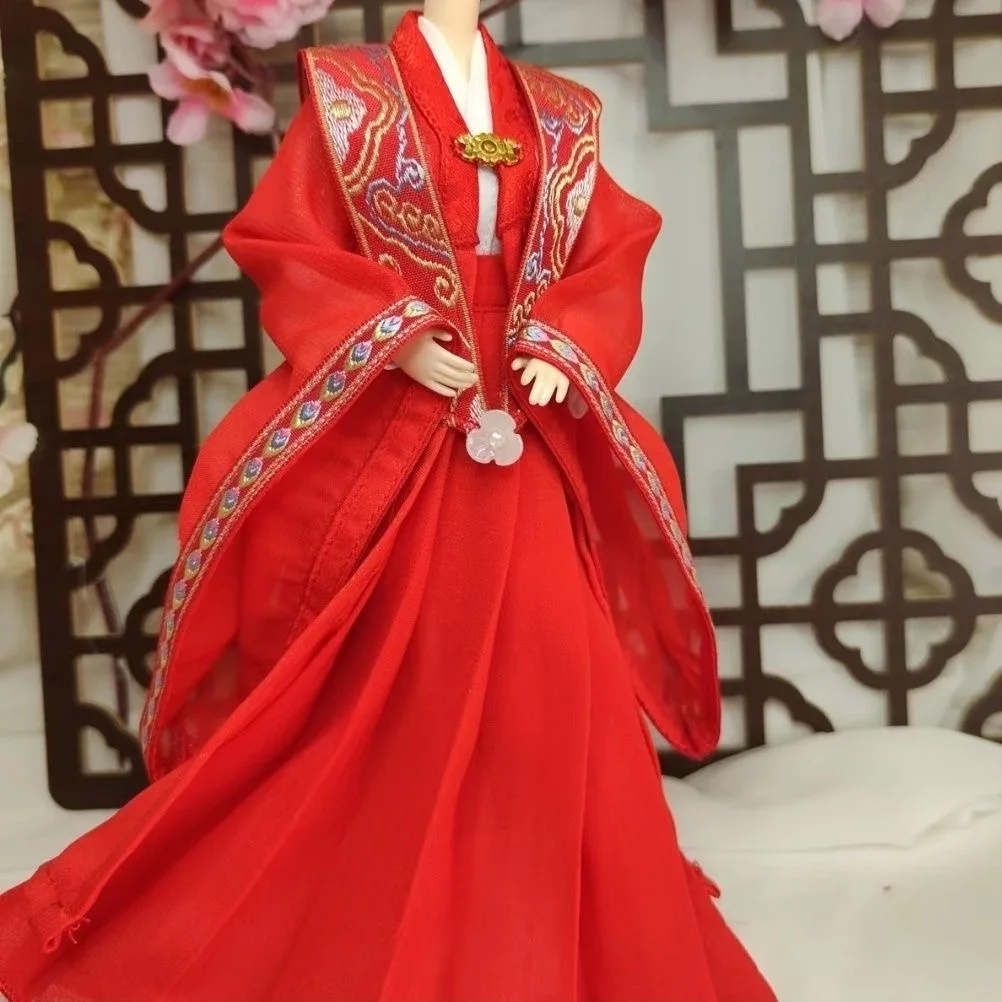 1/6 ชุดตุ๊กตา BJD, 30 ซม. เค่อร์ ซินยี่ ชุดกระโปรงเล่นบทบาทสมมติหน้าอกใหญ่