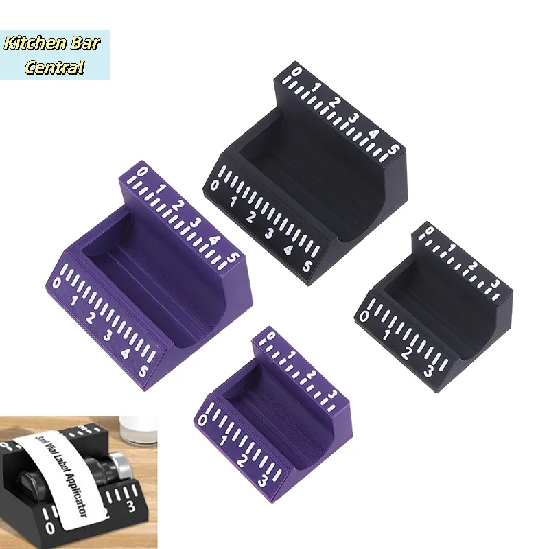【1/2Pcs PET 3/10ml Vial Label Applicator Easy Alignment Precise Application Sticker Alignment Tool Time-Saving Reusable】