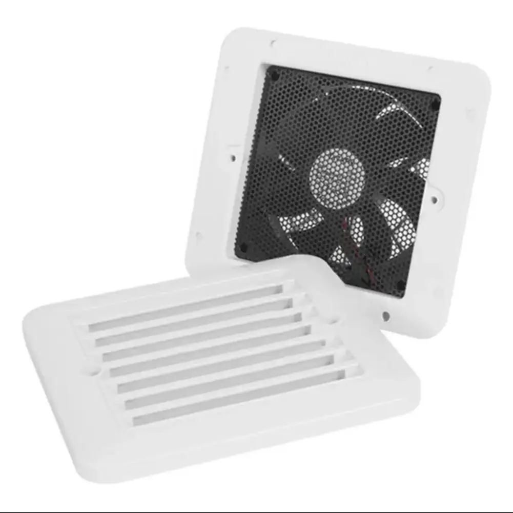 RV Side Cooling Vent Fan with Insect Filter and Waterproof Design for Enhanced Ventilation and Protection from Foreign Objects