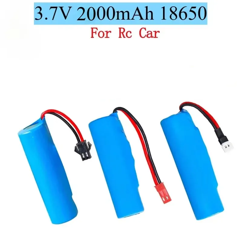 The new 3.7V 2000mAh 18650 can be recharged battery for RC toy helicopter car BAOT tank gun car motorcycle lithium battery