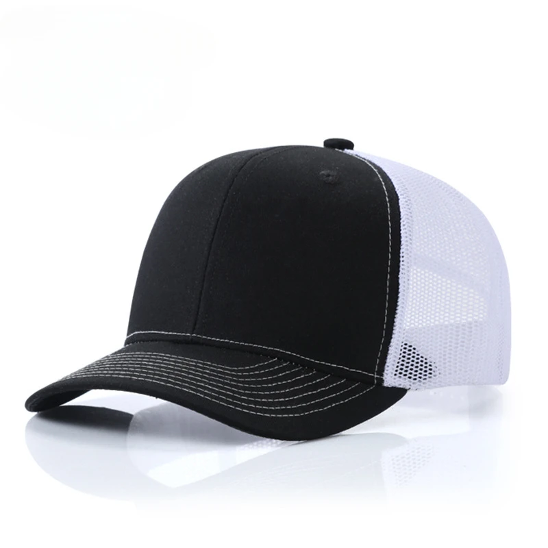 Custom logo embroidered baseball cap mesh cap for men and women design letterpress printed hat custom wholesale