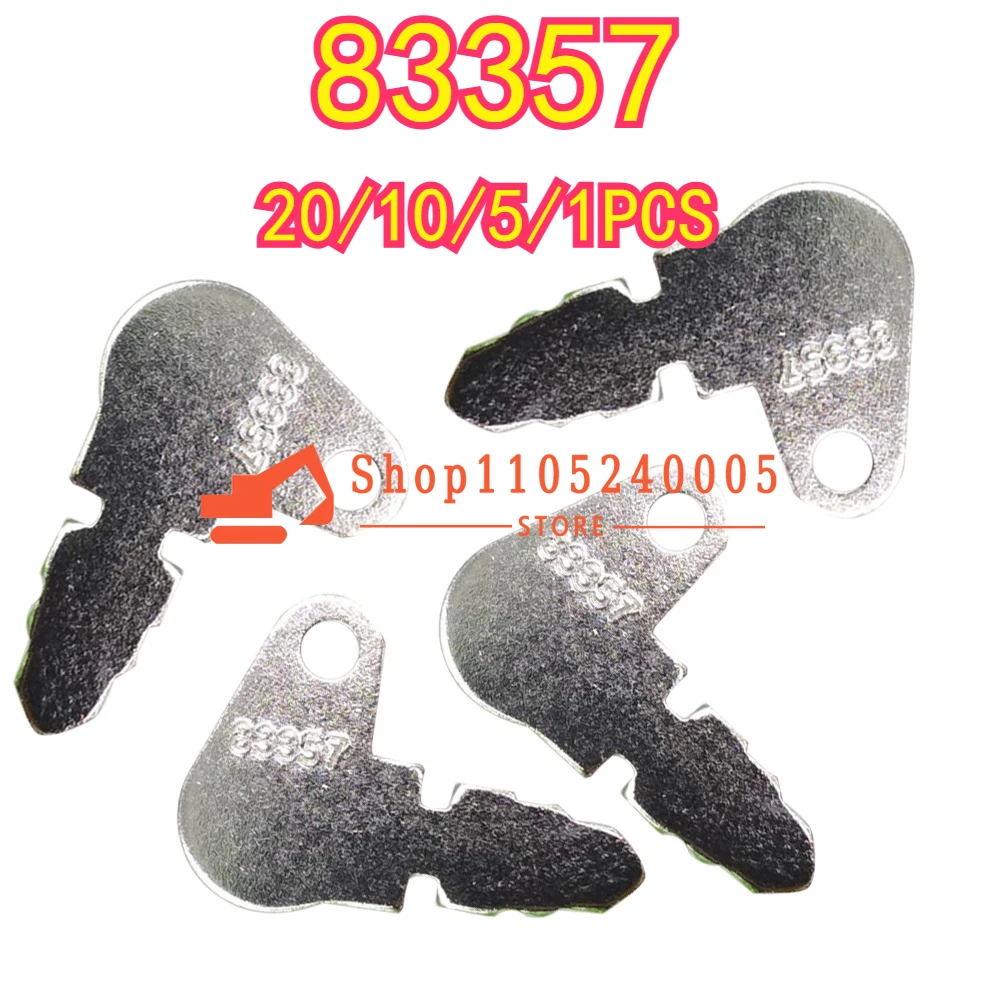 20/10/5/1PCS New Short Ignition Keys 83357 Compatible with Lawn Tractors 1020 1520 2020 2030 350 440 440A