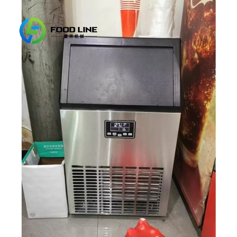 Customized Automatic Commercial Ice Block & Cube Maker Machine For Cold Drink Shops Beverage Stores Restaurant Catering