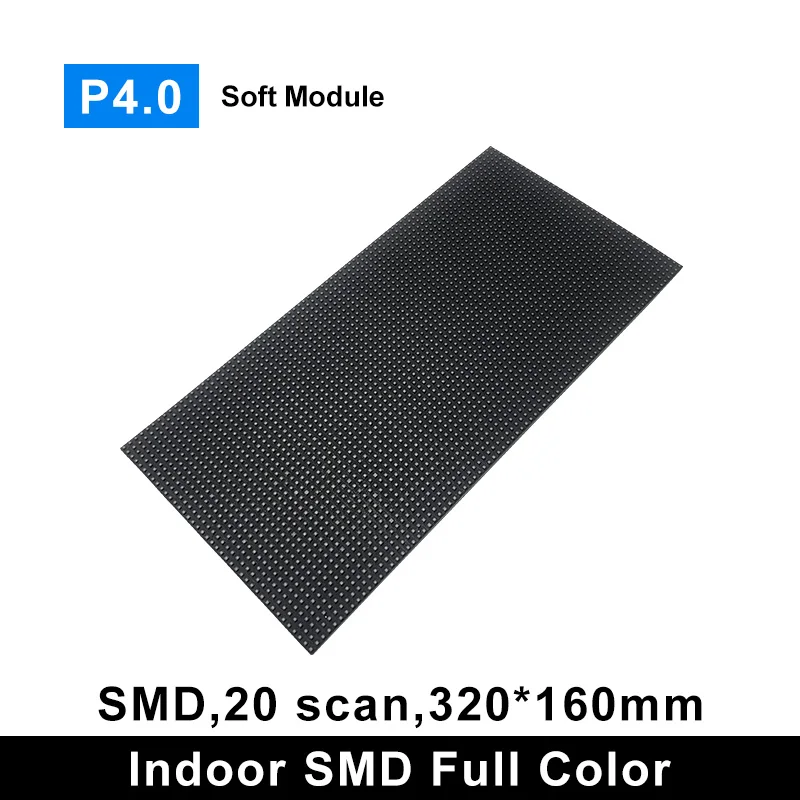 

P4 Indoor Flexible LED Video Wall Soft LED Module 320x160mm Full Color Soft LED Panel Matrix