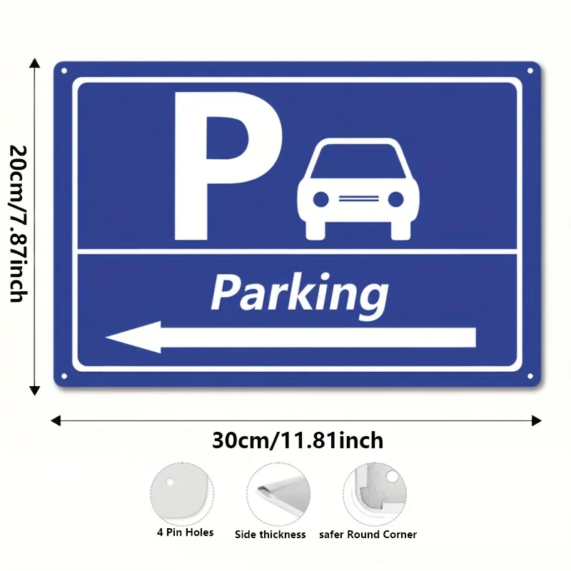 1pc for The Left Side Parking Area Signage, Including Guidance, And Directional Signs, As Well As The Design, Manufacturing
