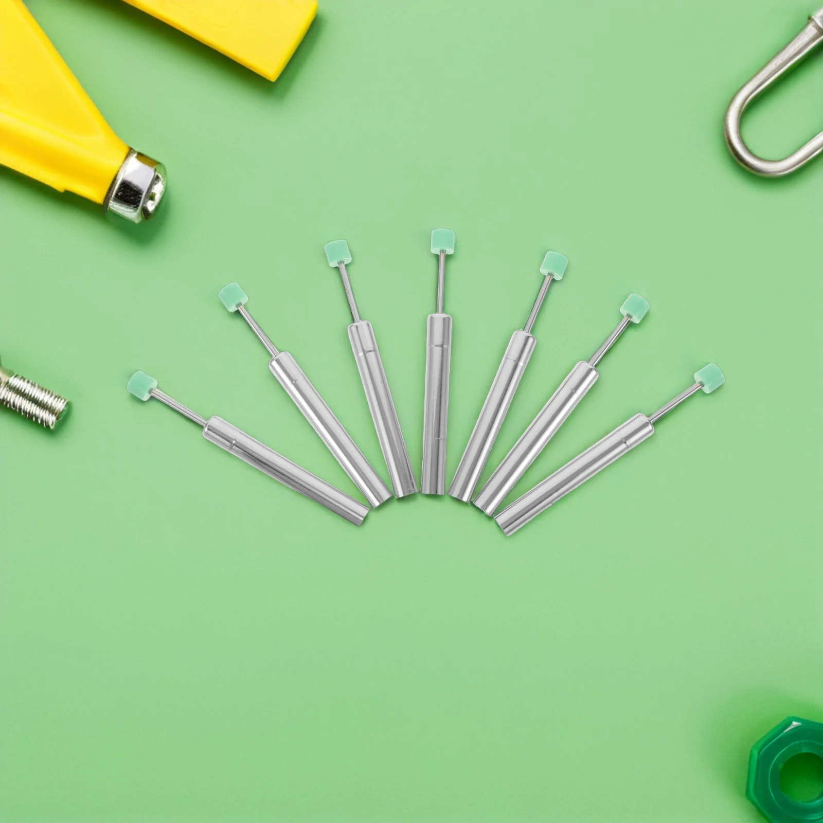 10Pcs High Efficiency Shock Absorption Damper Piston for Wastebasket Lid Smooth Closing Replacement Hydraulic Mechanism