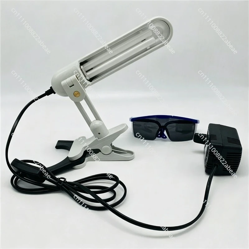 UVB UV Light Source Imported Lamp Tube Wavelength 311nm Scientific Research Experiment Biological Aging Test Clip on 9W Lamp