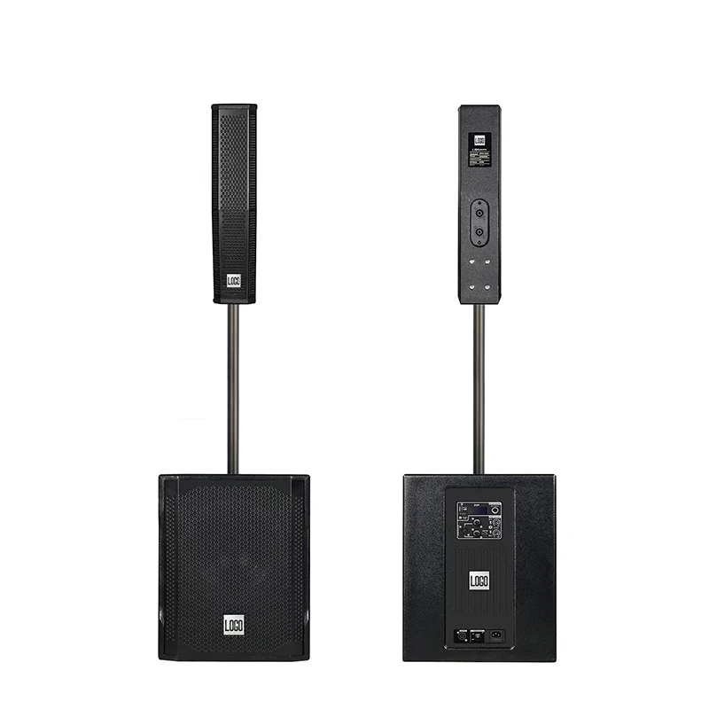 2025 All-in-One Column Speaker & Subwoofer 12inch SB-1205 Combo With Stand - Active System Speaker Set