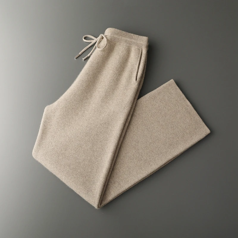 MVLYFLRT мужской вязаный кардиган из мериносовой шерсти с полумолнией, повседневный спортивный костюм, длинные брюки, модные 24592512