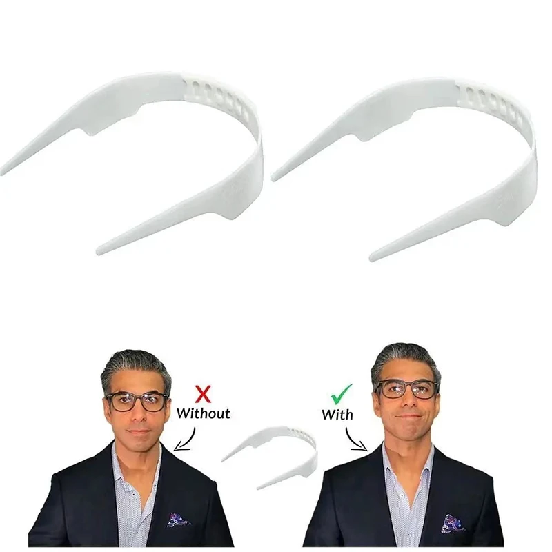 Adjustable Shirt Collar Support T-Shirt Stand Collar Shaper Shirt Anti-roll Fixed Shaper Collar Stay Bundle Kit Clothe Accessory
