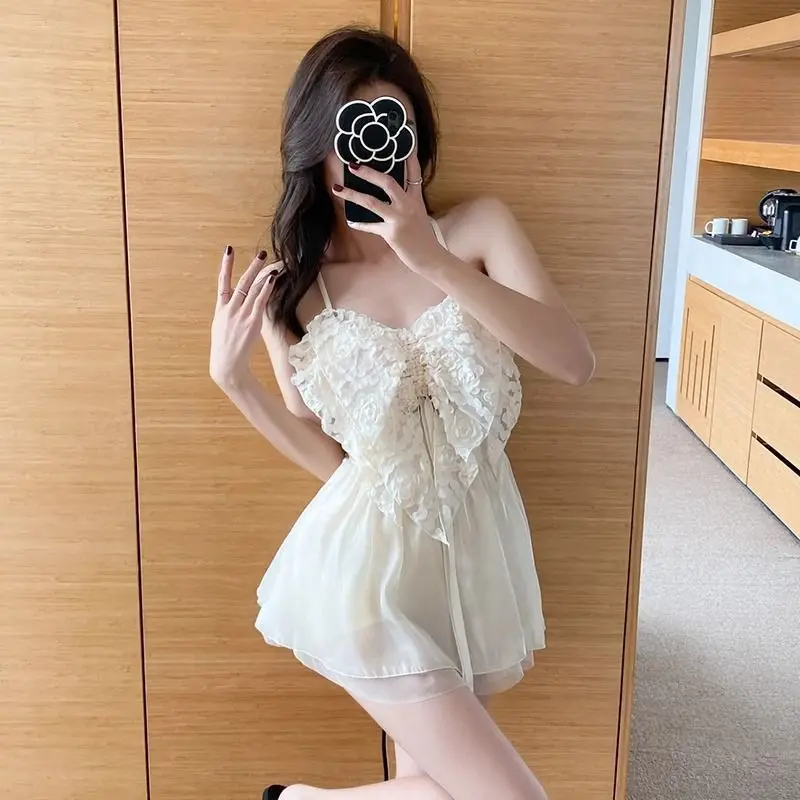 Swimsuit Women's Summer Lace Luxury 2025 New Pure Desire to Cover the Belly and Show Thinning Hot Spring Swimming Wear