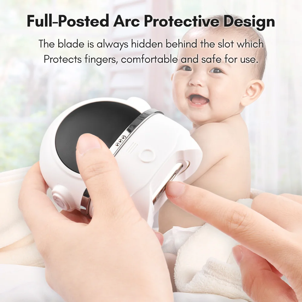 

Electric Nail Clipper Automatic Nail Grinder for Children and Adult Portable Mini Manicure Tools for Baby Kids Adults Elders