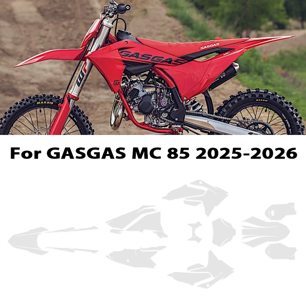 

MC85 Motorcycle PPF TPU Paint Protection Film For GASGAS MC 85 2025-2026 Protective Fairing Anti-scratch Film 7.5Mil Thickness