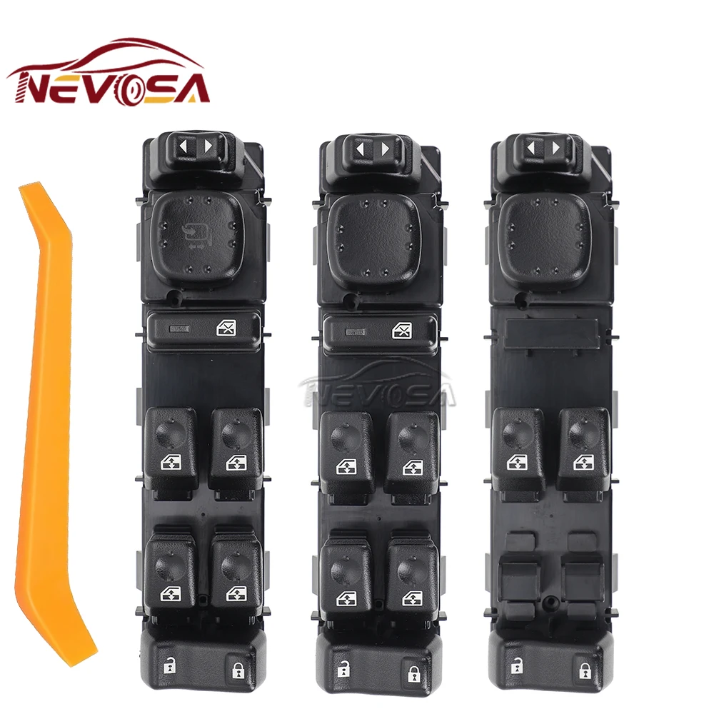 NEVOSA For Hummer GMC Sierra 2003-2007 Chevrolet Tahoe Silverado 15883323  Front Left Driver Door Window Control Switch 15186208