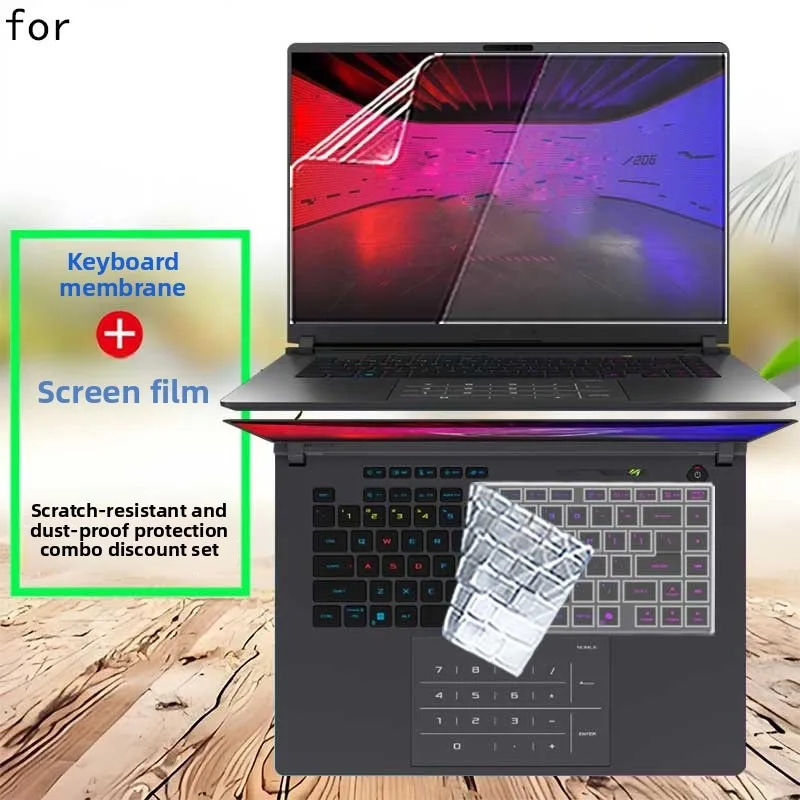 For ASUS ROG Strix G18 G815 notebook computer screen film keyboard film is ROG Strix SCAR 18 G835 anti-glare transparent film.