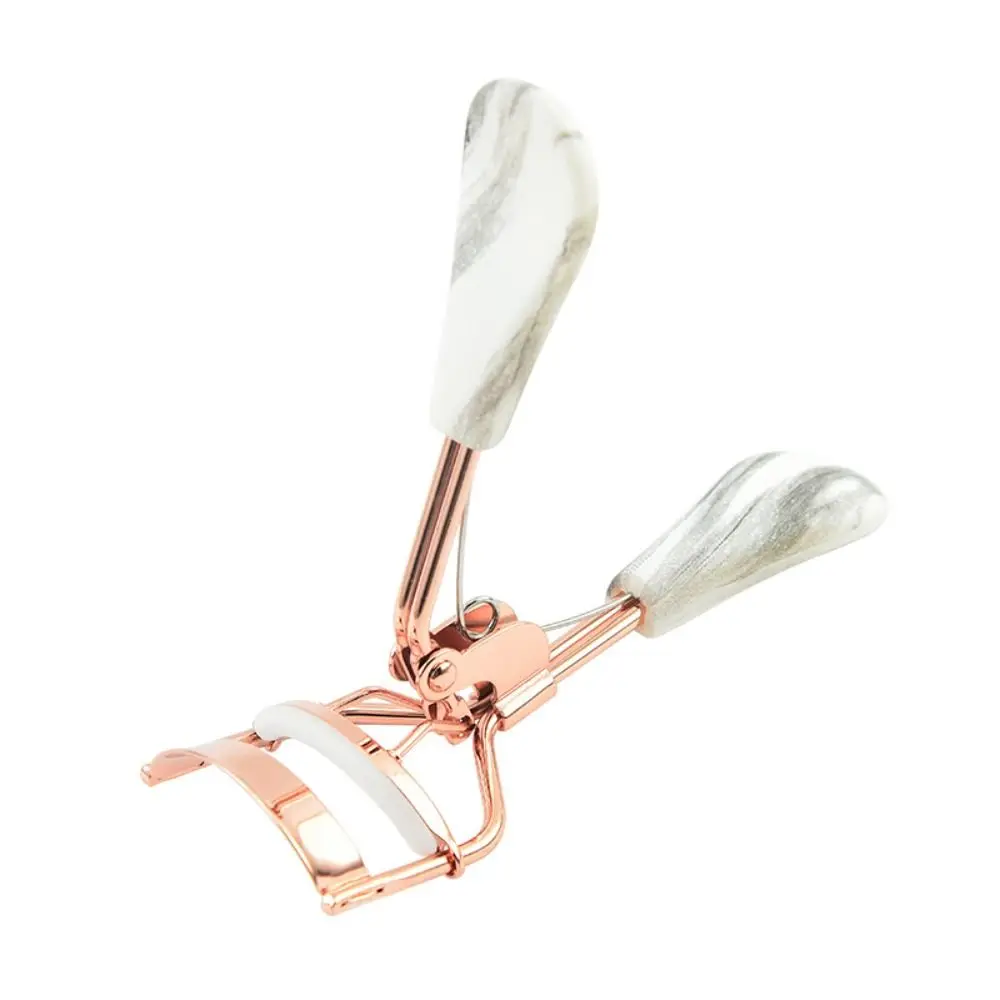 

Stainless Steel Press Type Eyelash Curler Ergonomic Handle Eyelash Lift Lashes Curling Clip Wide Angle Smooth Opening