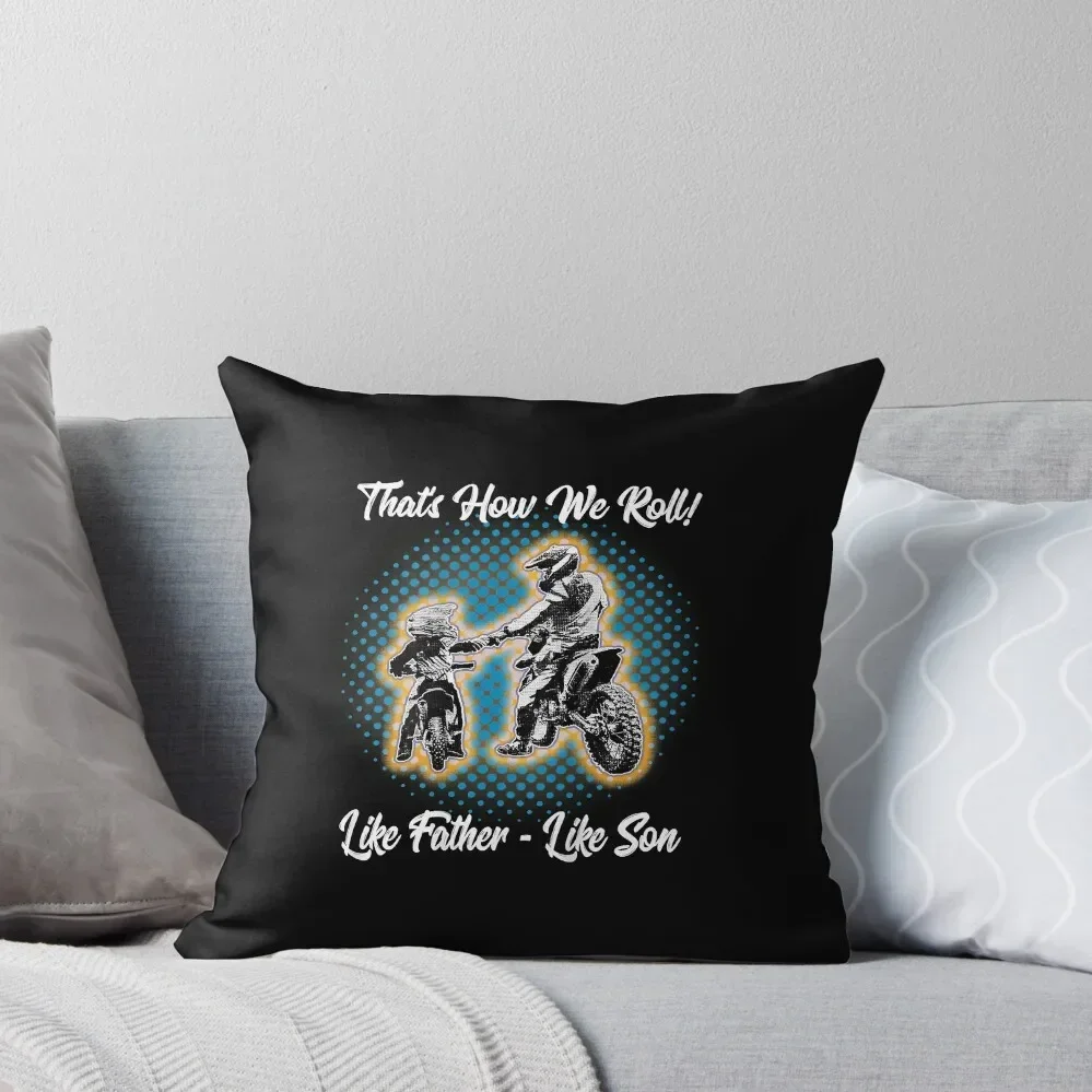 

Awesome Father Like Son Dirt Bike Motocross Motorbike Shirt Throw Pillow Pillow Case Decorative Sofa Cushions pillow