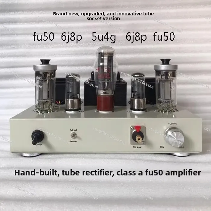 Classic Innovative Version of Pure Manual Shed Tube, Rectifier 6j8p Push Fu50 Bile Machine Power Amplifier Finished Machine