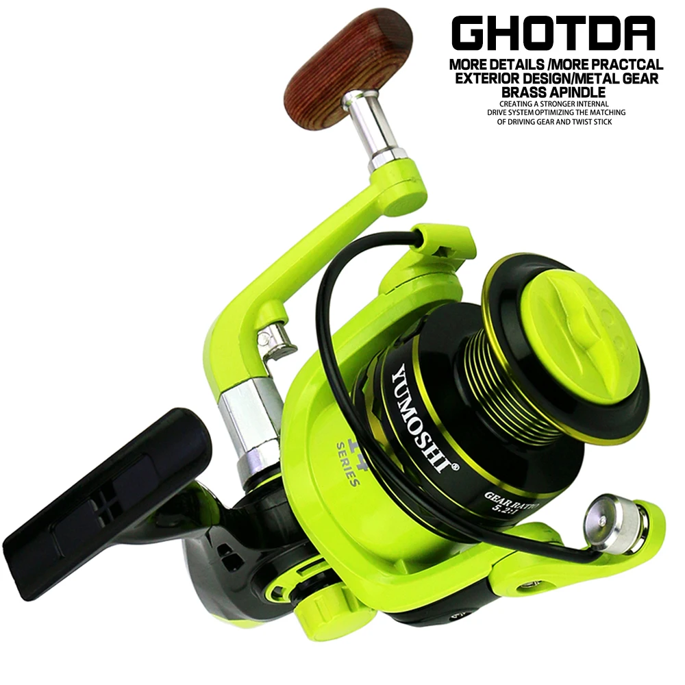 Spinning Fishing Reel OE2000-7000 Series Saltwater Freshwater All Metal Throwing Line Carp Spool Wheel Accessories