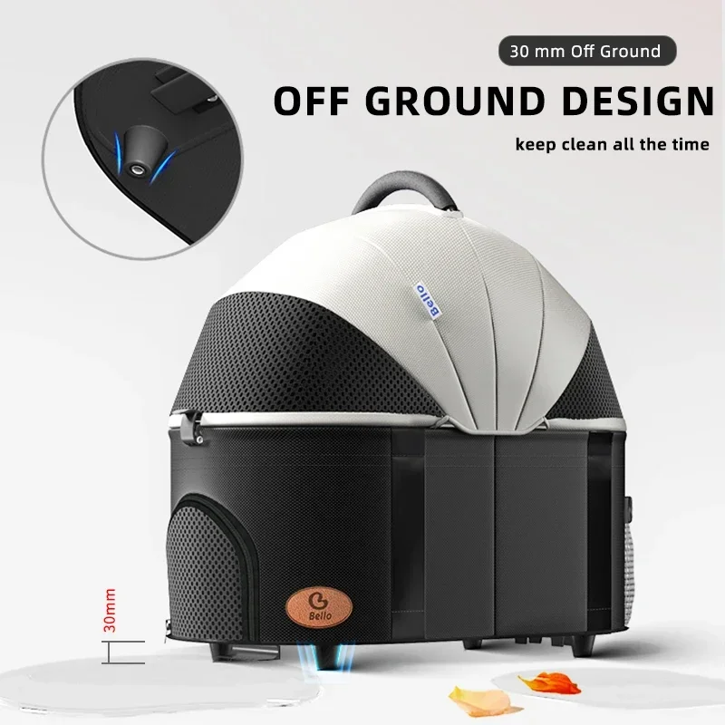 Cochecito Ligero para Perros al por Mayor de Fábrica/cochecito Para Perro/stroller Perros Restte, Cochecito Plegable y Desmontable para Mascotas