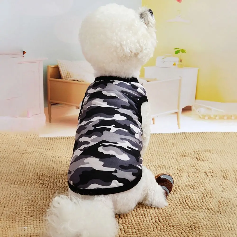 Cartoon Print Strawberry Dog Vest Soft Breathable Summer Dog Vest Puppy Sleeveless T-shirt Cotton Dog Thin T-Shirt Summer