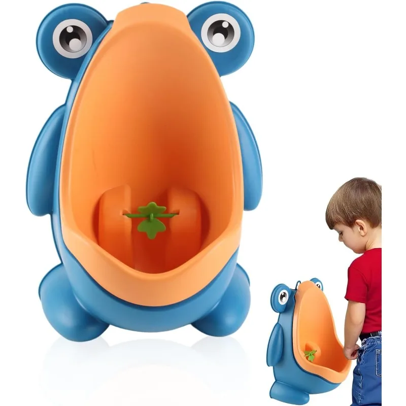 1pc Frog Design Potty Training Urinal for Boy Standing Aim Target Toilet Trainer Wall Mount Pee Practice Bathroom Potty Seat