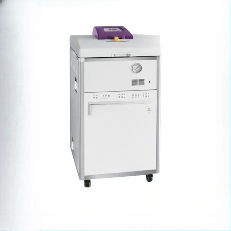 Portable vertical steam sterilizer, high temperature and high pressure food sterilizer, equipment