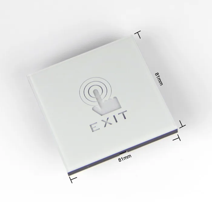 Touch Exit Button Release NO/NC with Light for Access Control System jog button