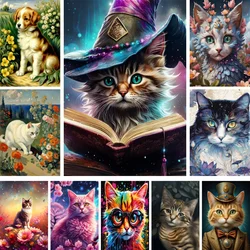 117605 Pet Cat Painting By Number 40x50 Custom Diamond Art Painting Kits Craft Kit For Adults Room Decoration Gift For Wife 2023