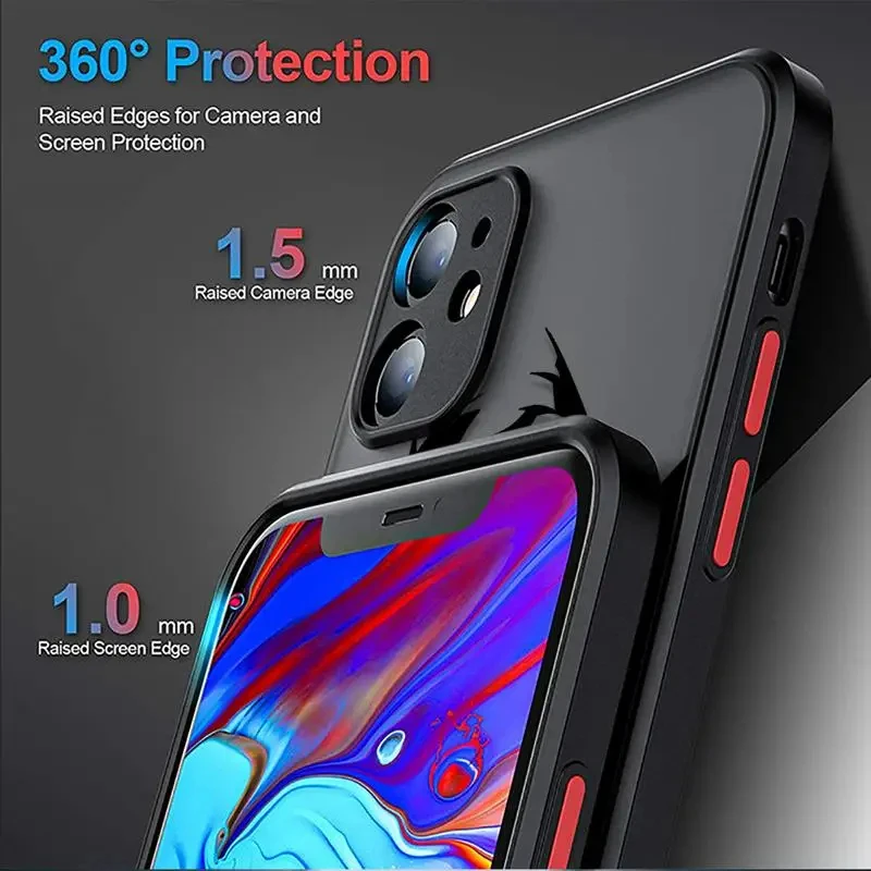 Superheros Batman LOGO Clear Matte Phone Case For iPhone 15 11 14 13 12 Pro Max Mini X XR Xs 8 7 Plus 6 6S Silicone Cover Funda