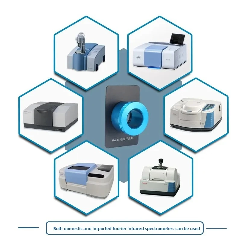 Locking Sample Holder HW-6 IR Liquid Accessory, Available with Potassium Sulfate, Calcium Fluoride, Zinc Selenide Windows