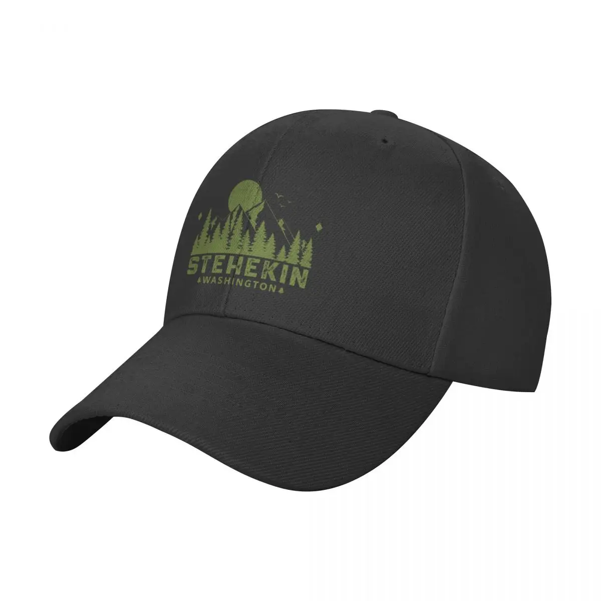 Stehekin Washington Mountain Sight Baseball Cap Wild Ball Hat Golf Women's Beach Men's