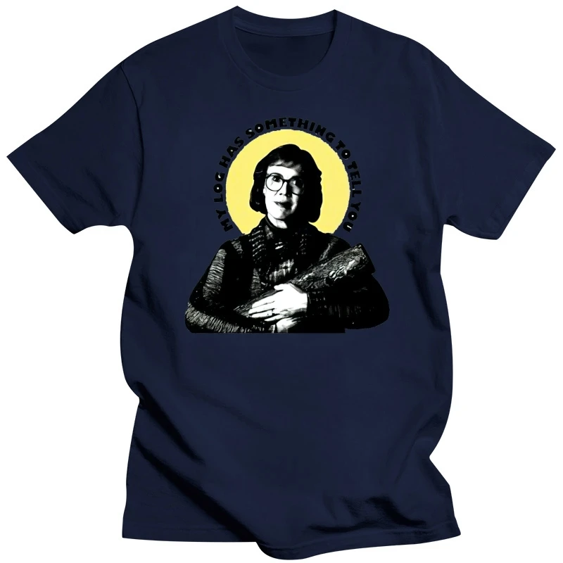 LOG LADY T-shirt. Inspired By The Cult TV Series Twin Peaks Graphic Retro Tops Tee Shirt