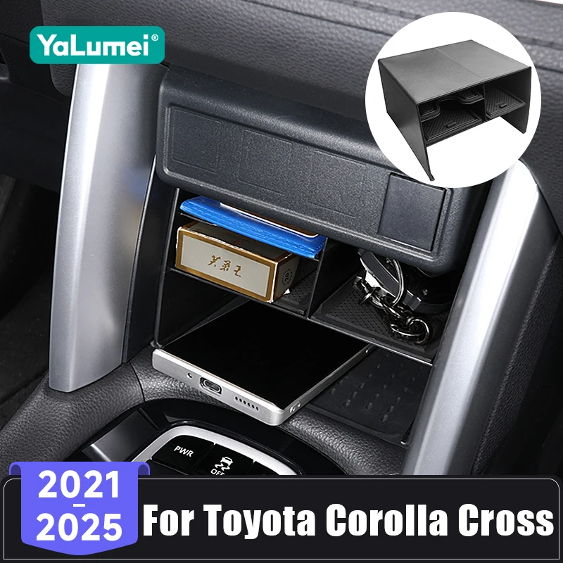 Für Toyota Corolla Kreuz XG10 Hybrid 2021 2022 2023 2024 2025 Auto Center Konsole Lagerung Box Kleinigkeiten Organizer zubehör